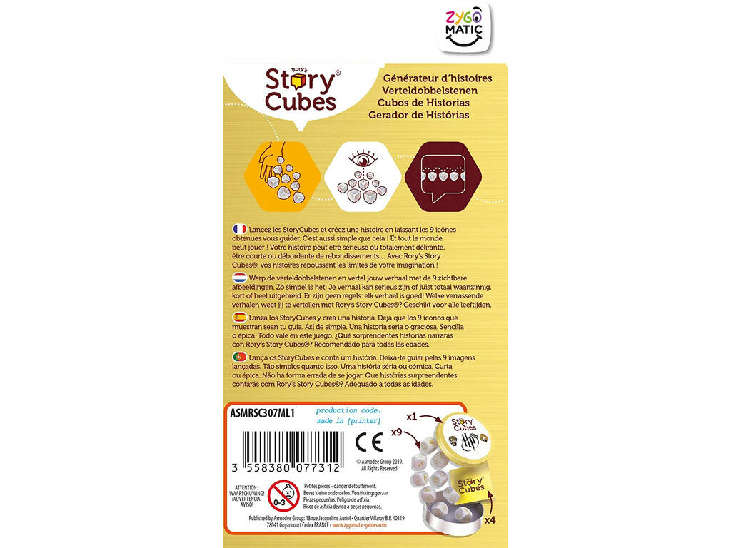 Story Cubes Harry Potter Blister Eco Asmodee ASMRSC307ML1