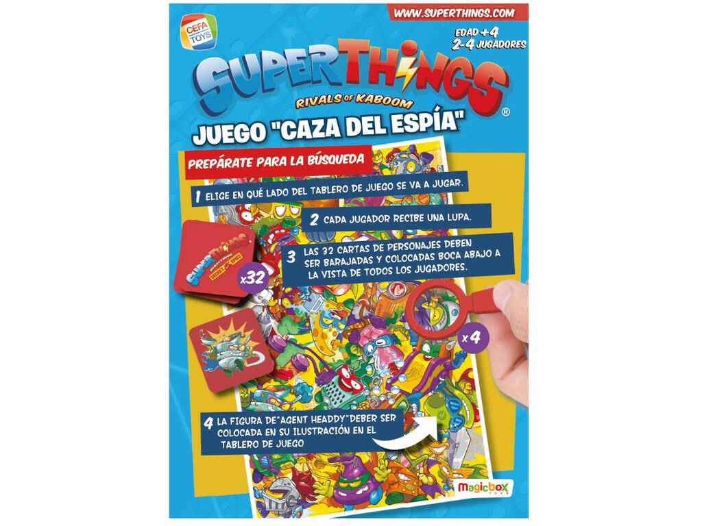 Superthings Juego Caza de Espías