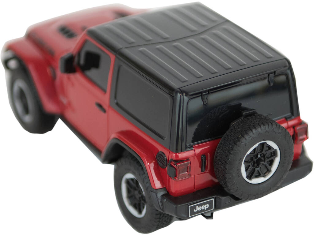 Radio Controlled 1:24 Jeep Wrangler Rubicorn Rouge Télécommandé