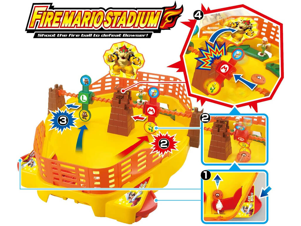 Super Mario Fire Mario Stadium Epoch Para Imaginar 7388
