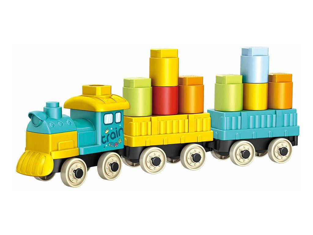 Blocs de construction pour trains 31 pièces