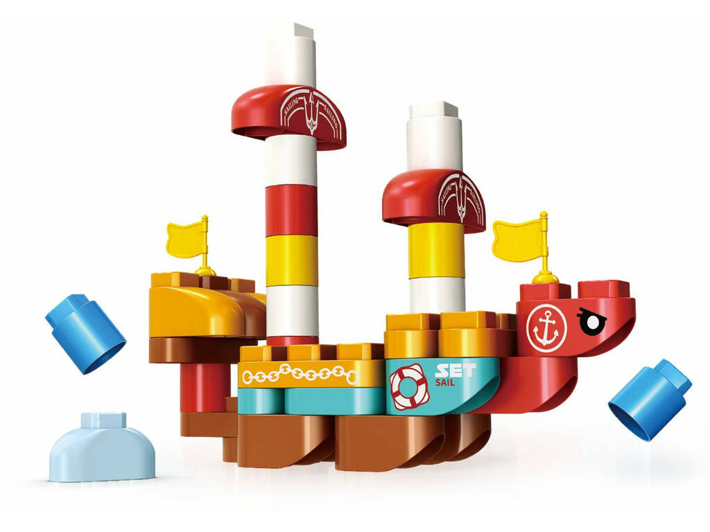 Blocs de construction pour bateau pirate 38 pièces