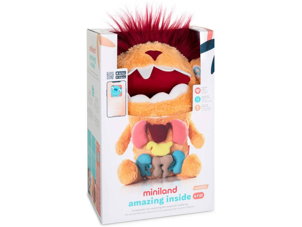 Peluche Amazing Inside Miniland 75012