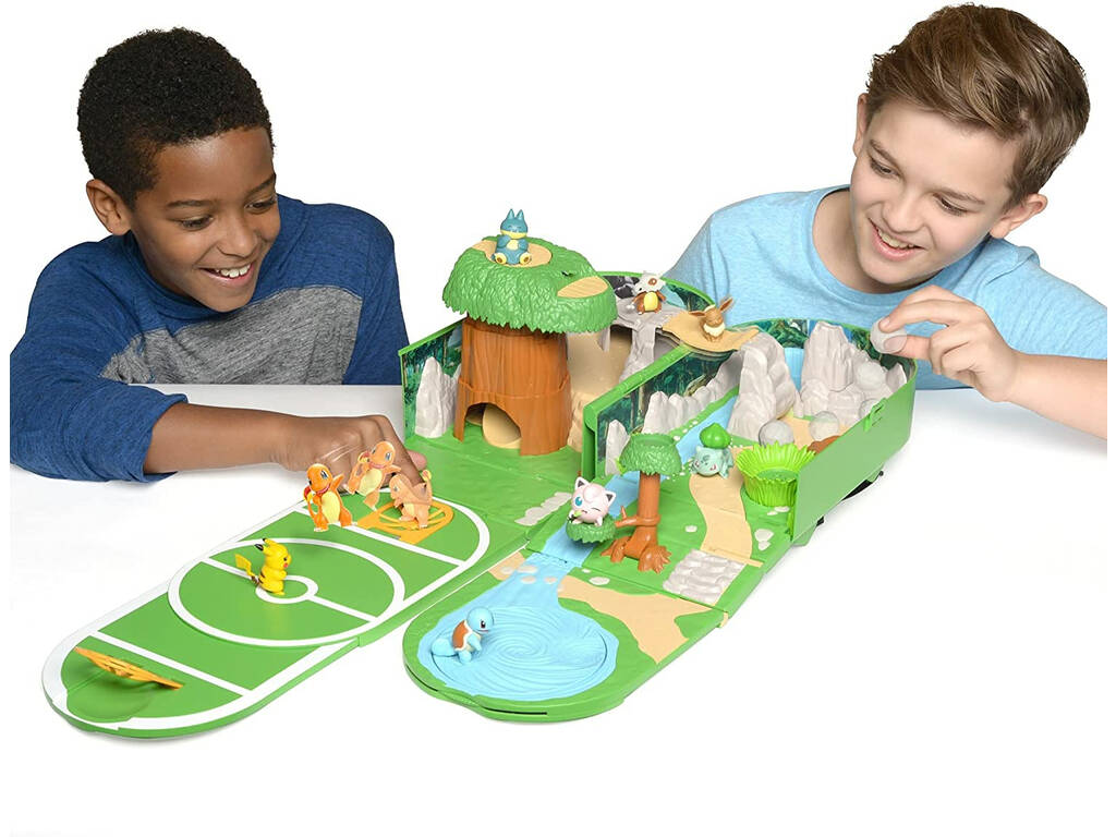 Playset trasformabile Mondo Pokémon Bizak 63220029