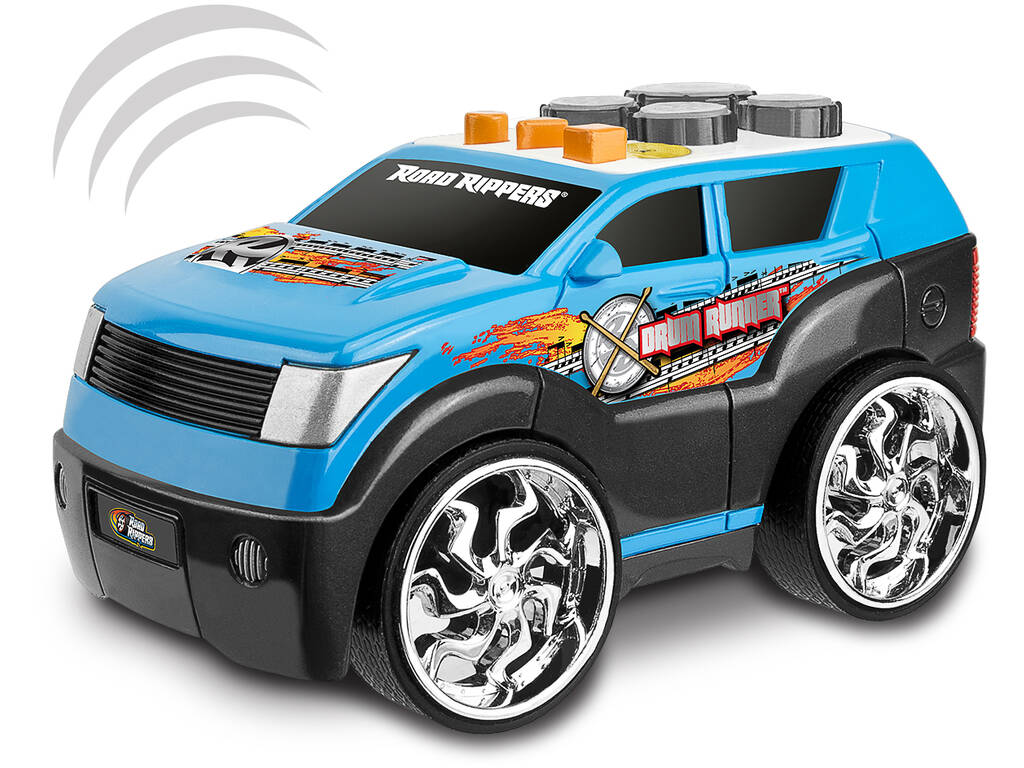 Road Rippers auto con luce e suono Road Rockin Rides Drum Runner Nikko 20323