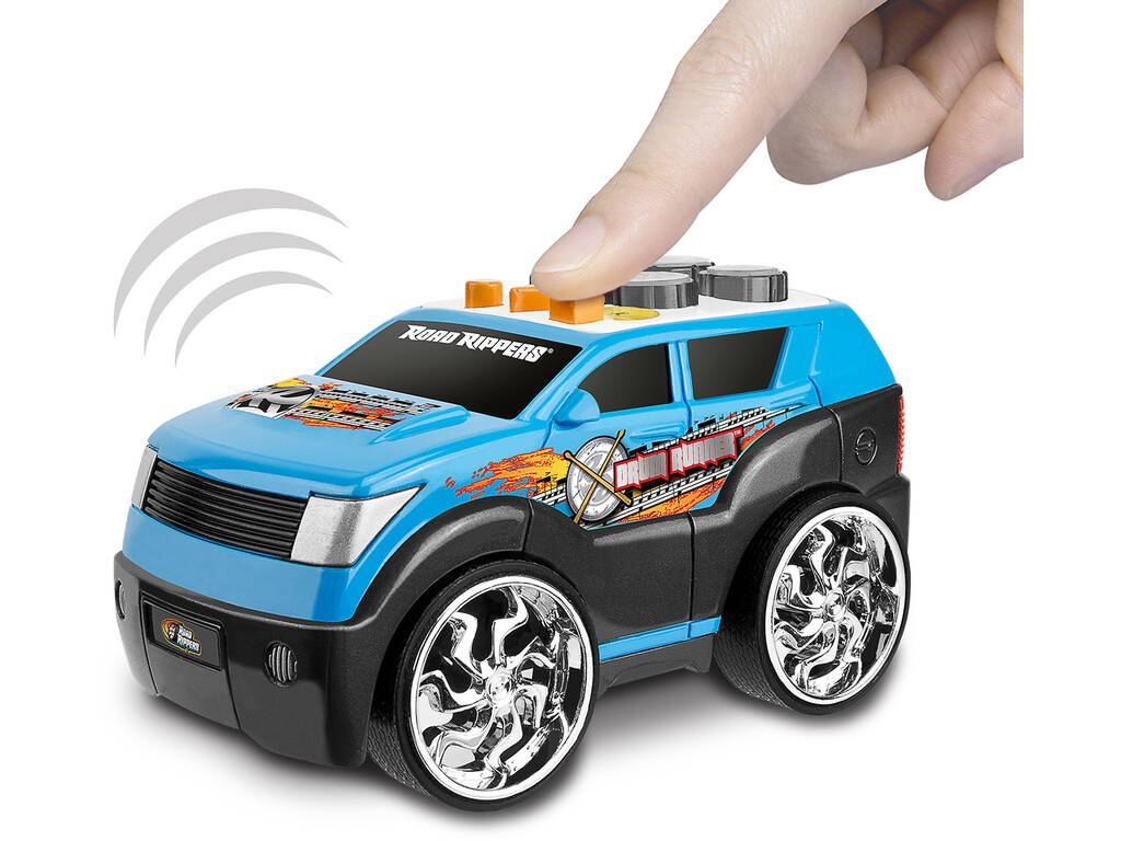 Road Rippers auto con luce e suono Road Rockin Rides Drum Runner Nikko 20323