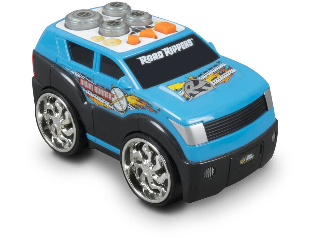 Road Rippers auto con luce e suono Road Rockin Rides Drum Runner Nikko 20323