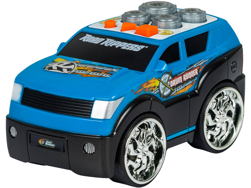 Road Rippers auto con luce e suono Road Rockin Rides Drum Runner Nikko 20323