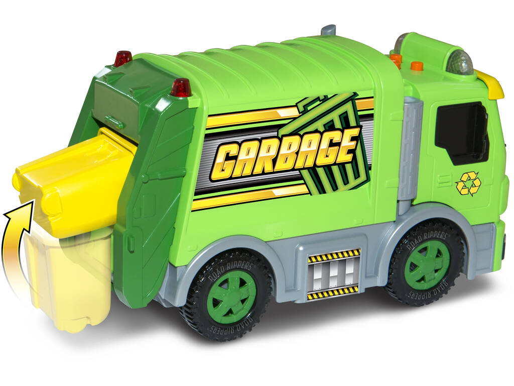 Road Rippers camion della spazzatura con luce e suono City Service Fleet Nikko 20022