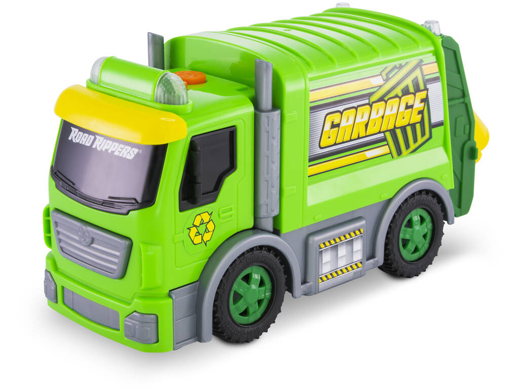 Road Rippers camion della spazzatura con luce e suono City Service Fleet Nikko 20022