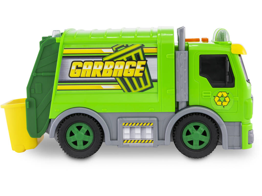 Road Rippers camion della spazzatura con luce e suono City Service Fleet Nikko 20022