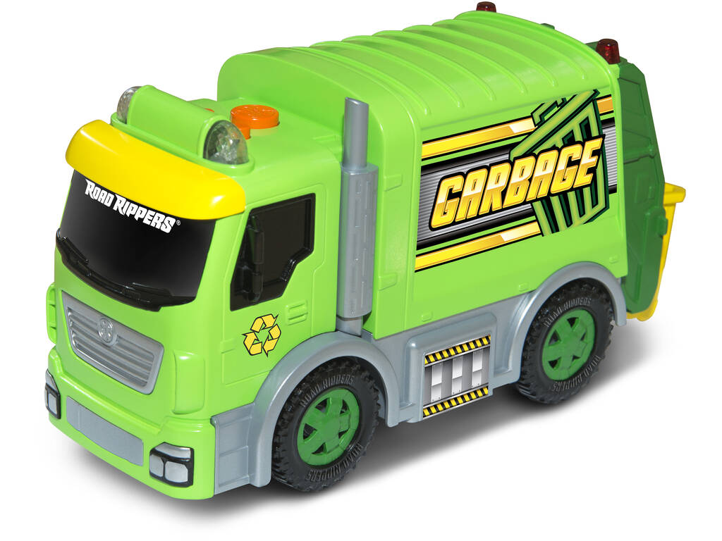Road Rippers camion della spazzatura con luce e suono City Service Fleet Nikko 20022