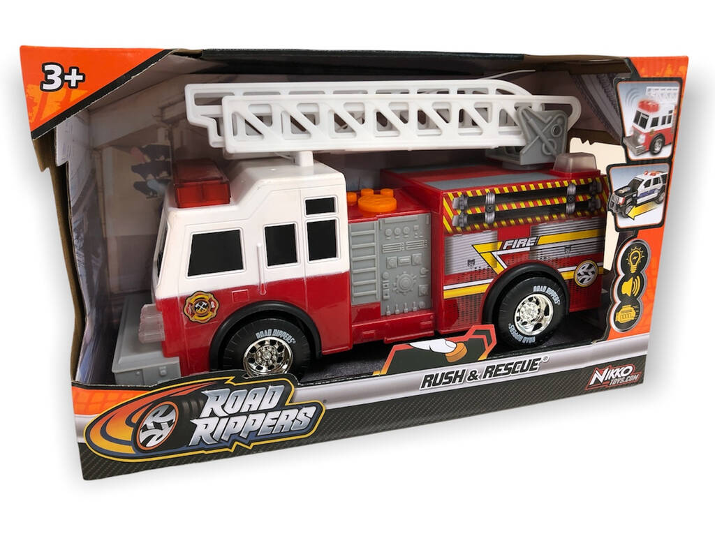 Road Rippers Camion de pompiers motorisé avec son et lumière Nikko 20152