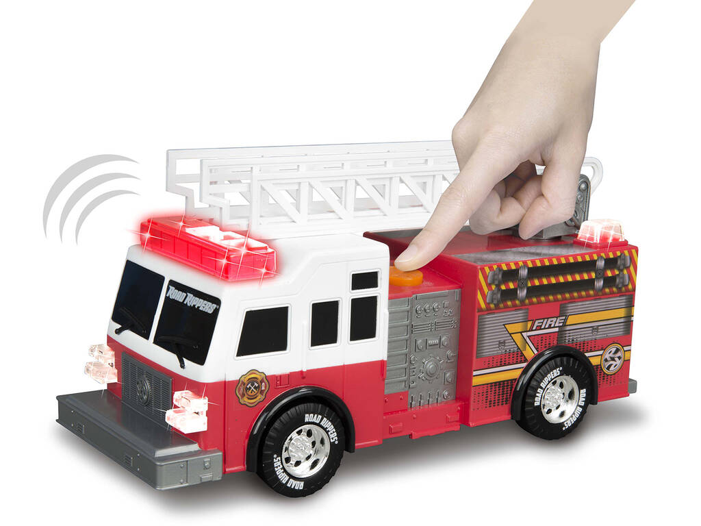 Road Rippers Camion de pompiers motorisé avec son et lumière Nikko 20152
