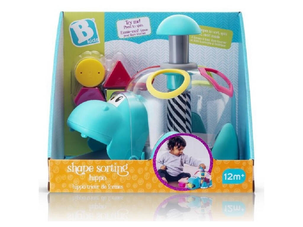 Hippopotame avec Formes à enfiler B Kids 73671