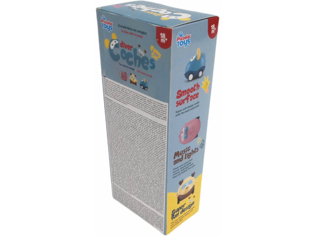 Pack 3 auto di animali per bambini con luci e suoni