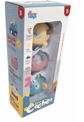 Pack 3-Kindertiereautos mit Licht und Geräusche