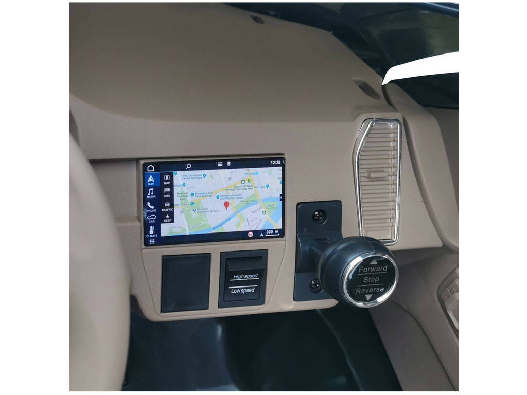 Auto batteria Porsche Cayenne S 12 v. Radiocomando 2 posti in pelle verniciata Injusa 7192