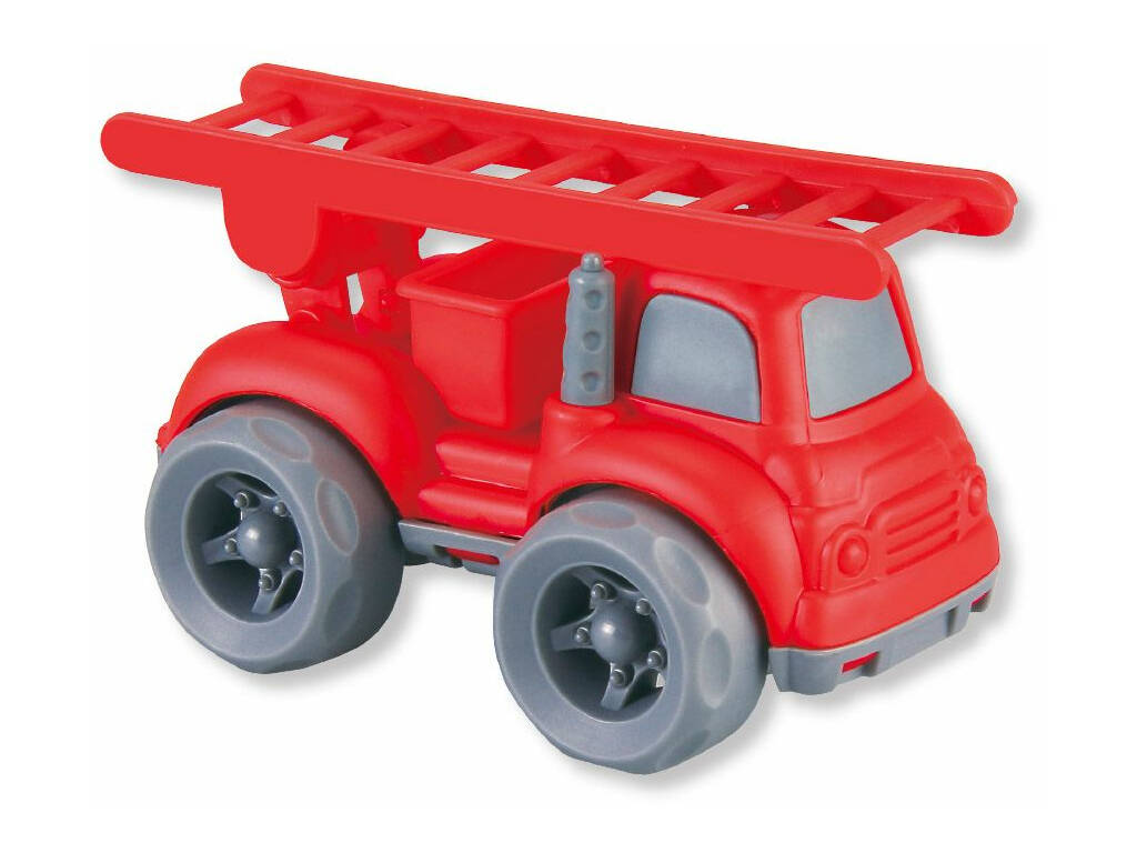 Feuerwehrmann mit Reibungsfahrzeug-Malpuzzle
