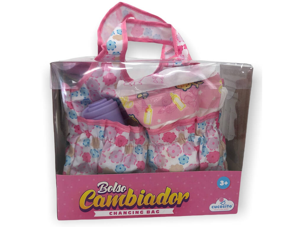 Borsa fasciatoio bianca con accessori per Bebè
