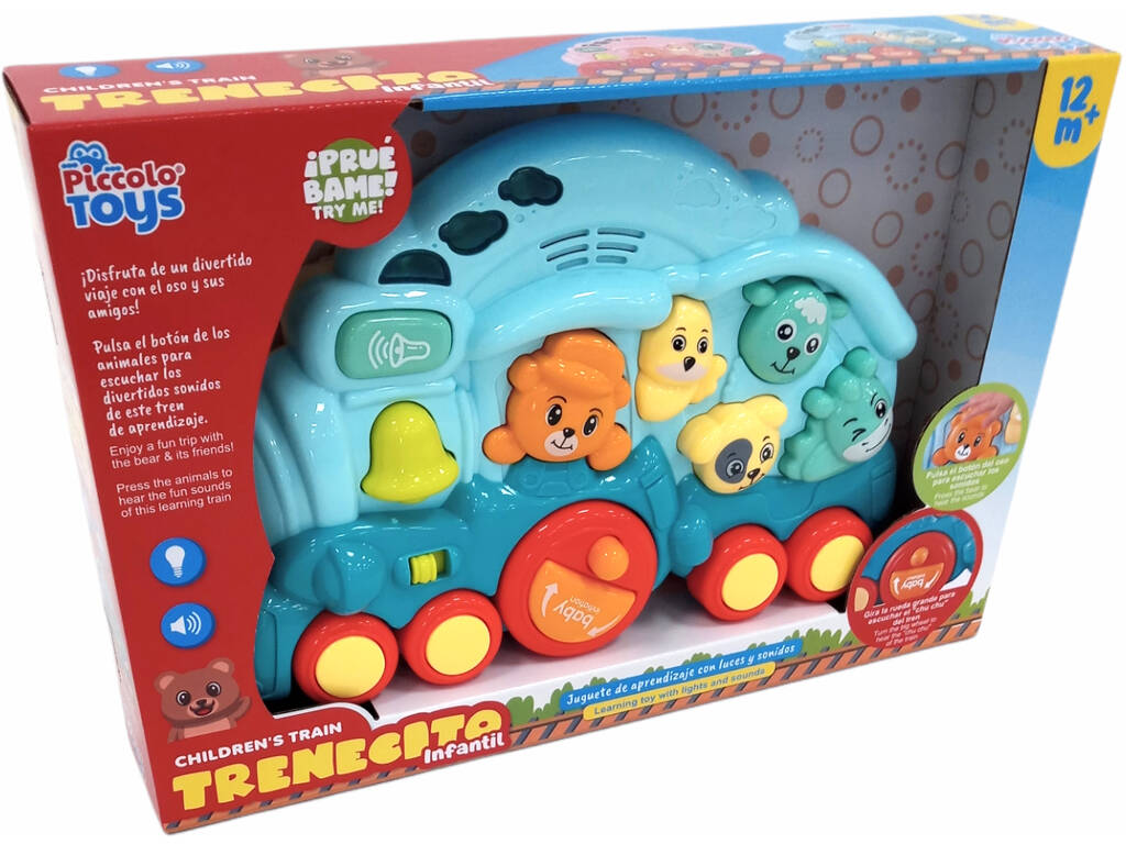 Train pour enfants Lumières et Sons Bleus