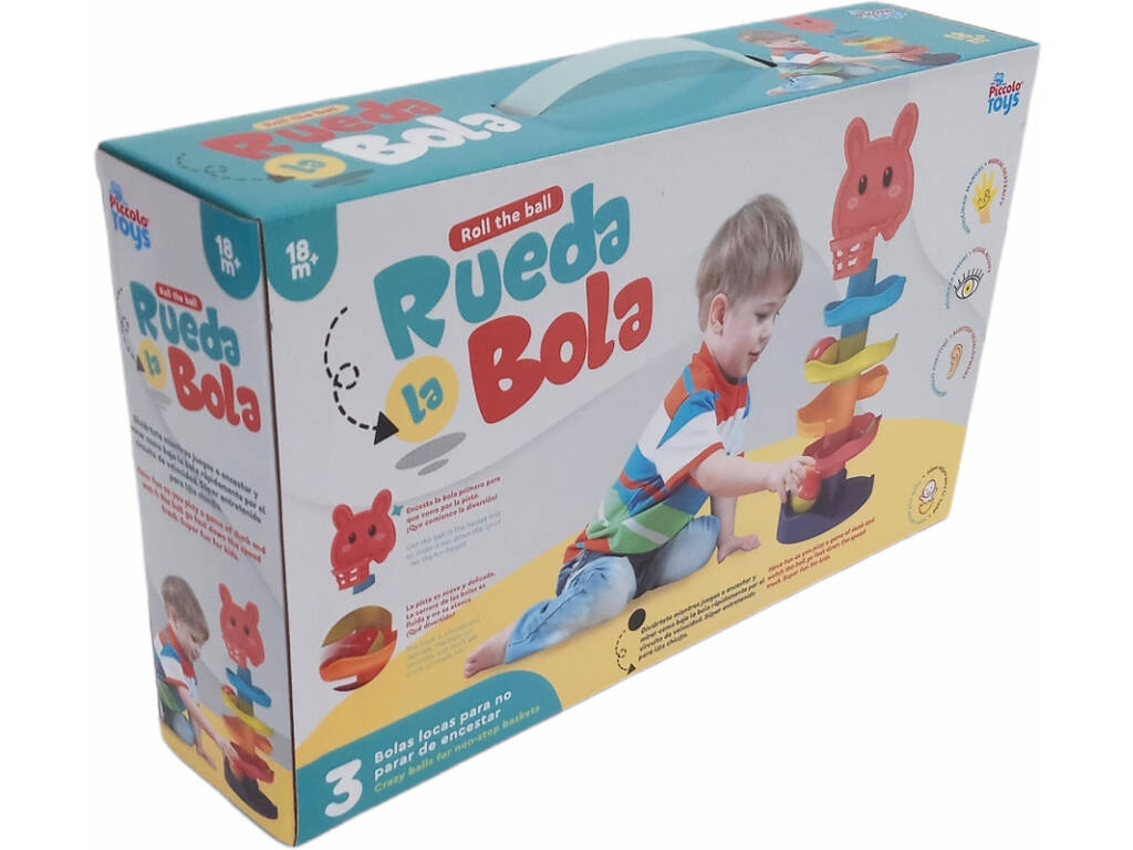 Cestino per bambini rotolare la palla