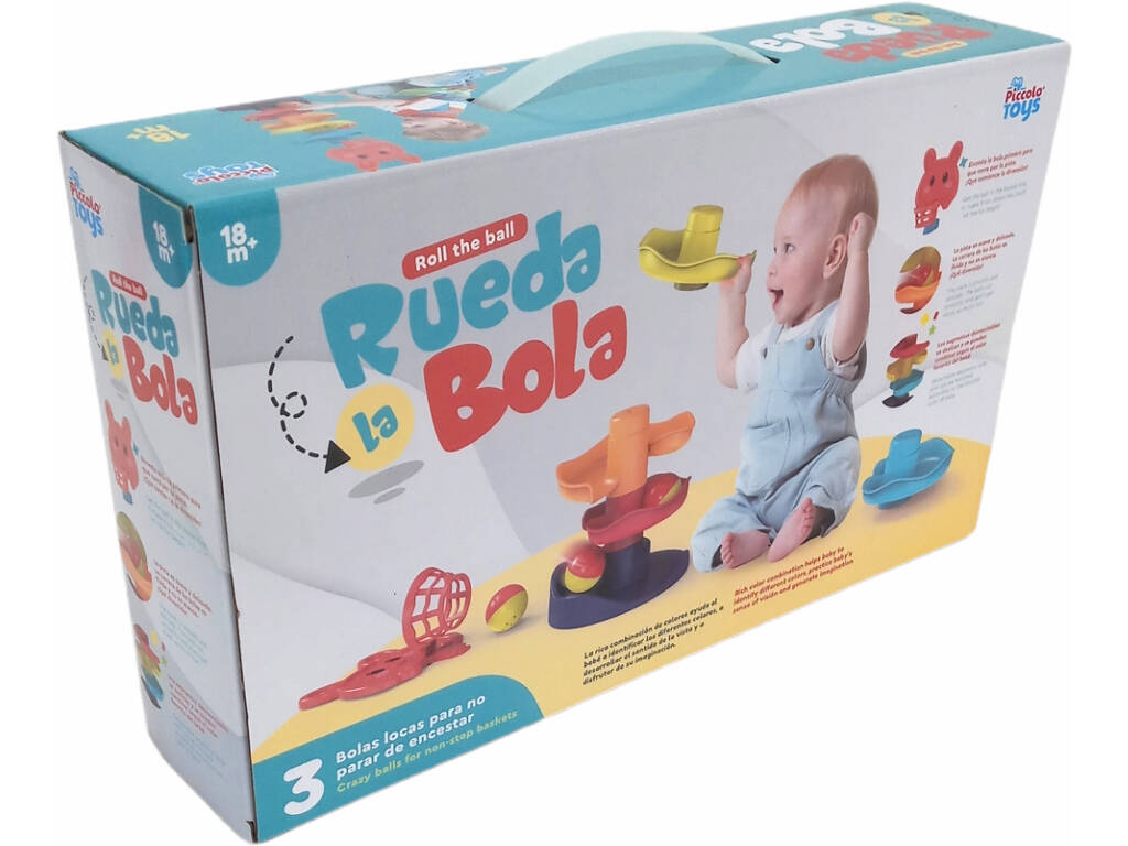 Cestino per bambini rotolare la palla