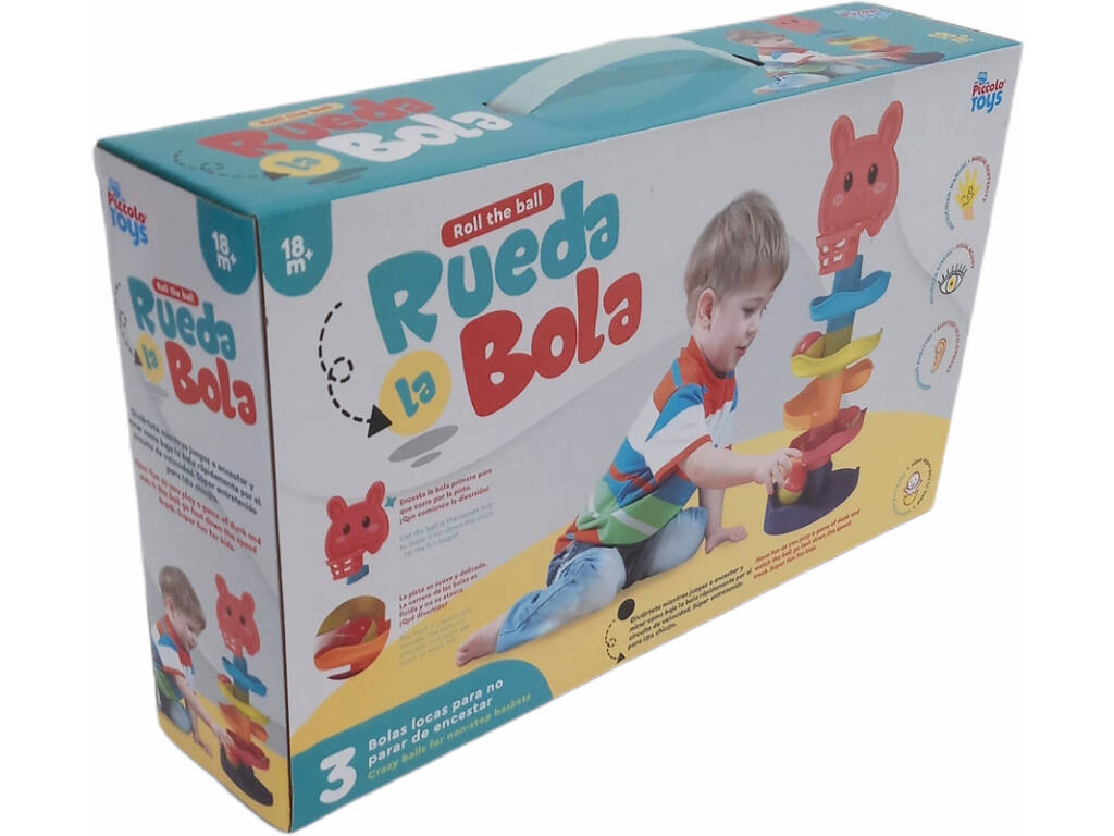 Cestino per bambini rotolare la palla