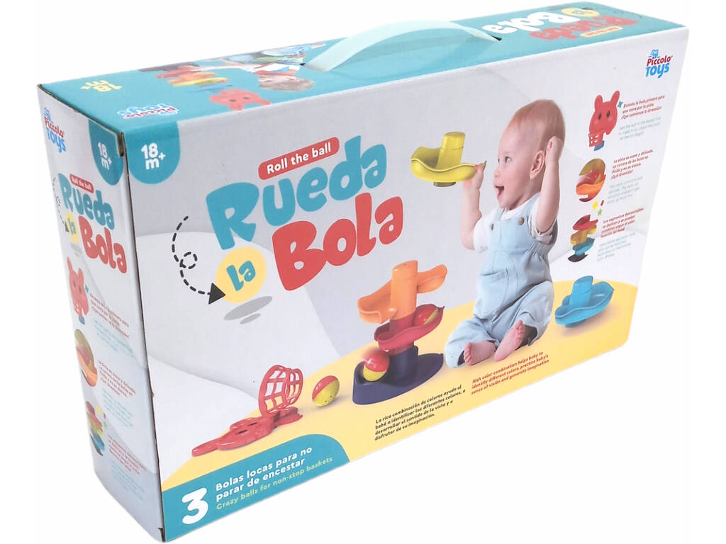 Cestino per bambini rotolare la palla