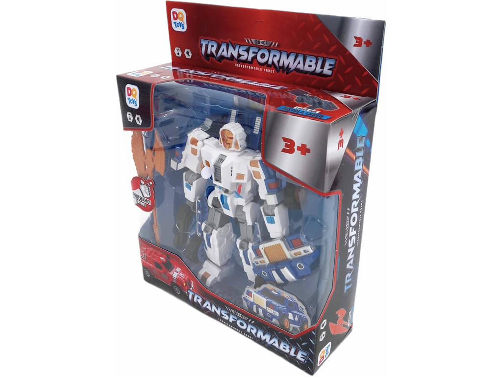 Robot 22 cm. Blu trasformabile