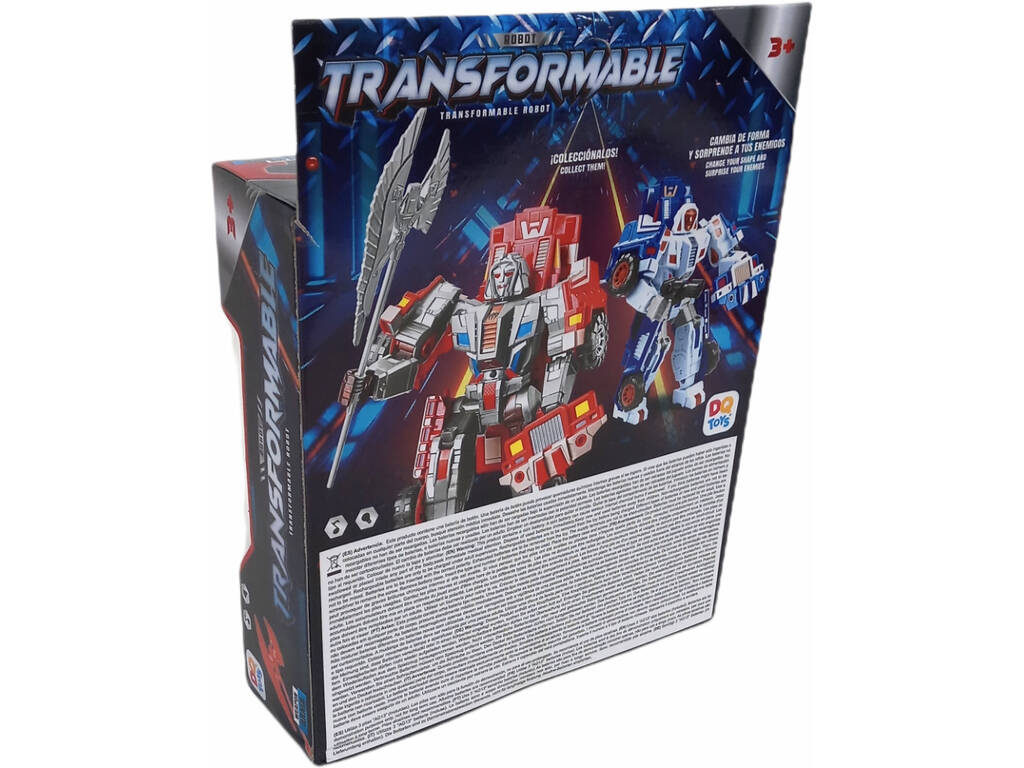 Robot 22 cm. Blu trasformabile