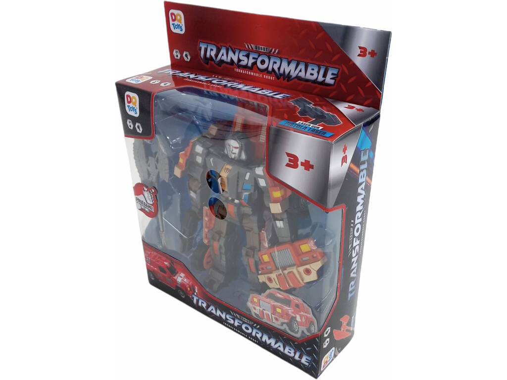 Robot 22 cm. Arancione trasformabile