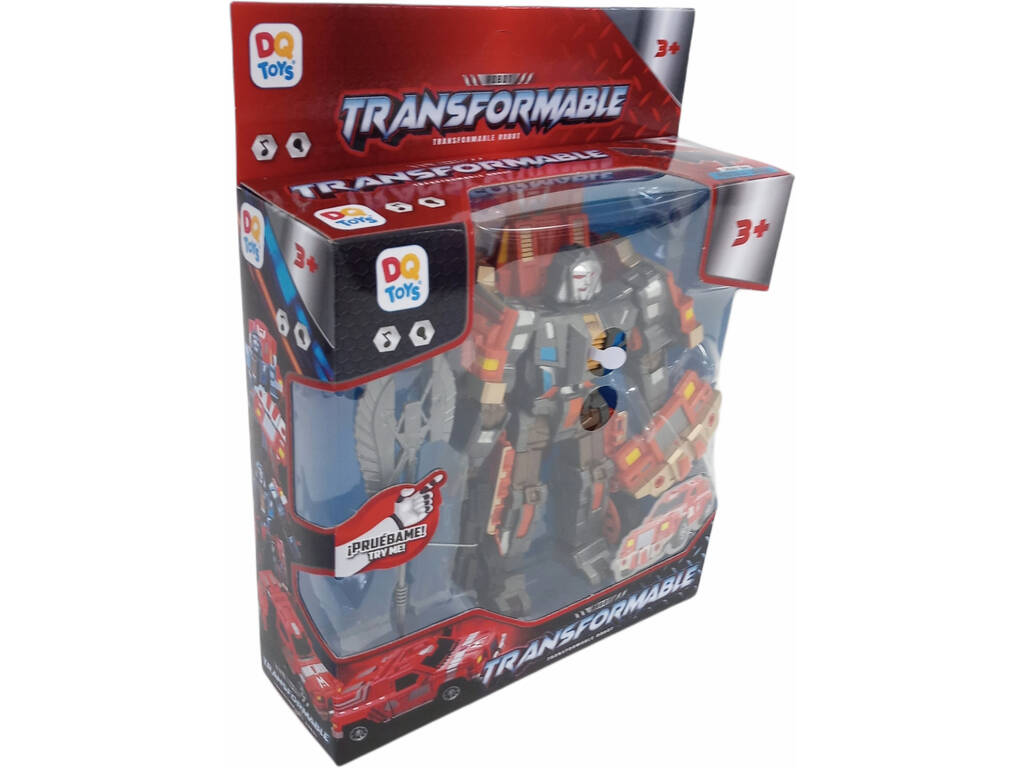 Robot 22 cm. Arancione trasformabile