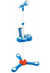 das Smartphone anpassbare blaue Karaoke-Mikrofon