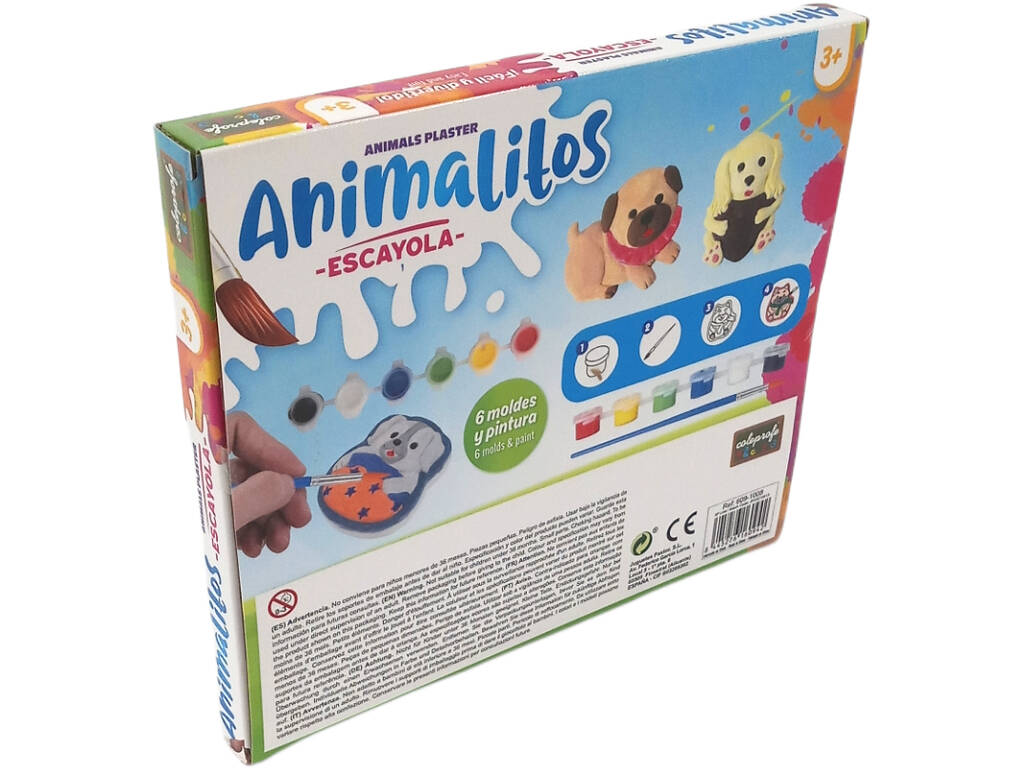 Set 6 Figuras Animalitos Escayola Coloreables