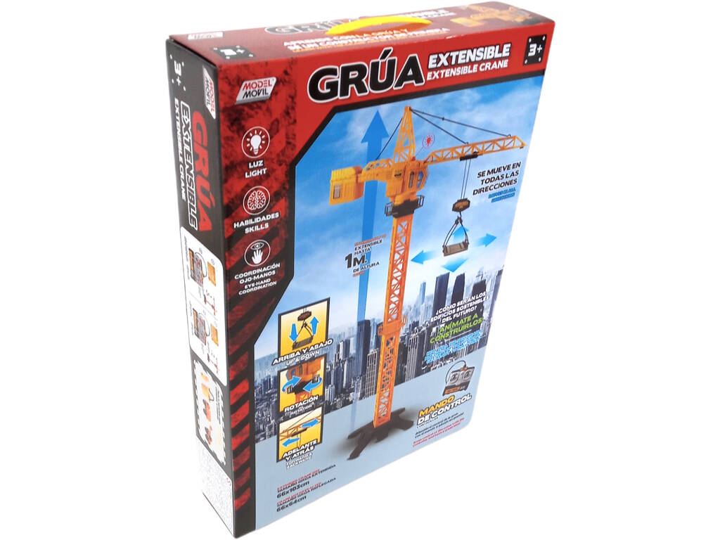 Grua Extensible 103 cm. con Mando de Control