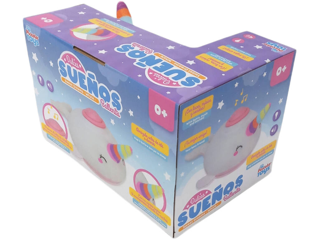 Peluche marine pour enfants Goodnight 30 cm. avec lumières et sons