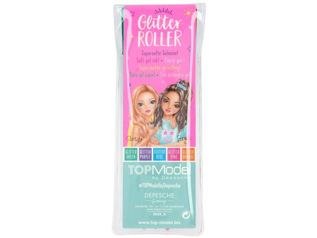Top Model Depesche Set de stylos gel pailletés 5935