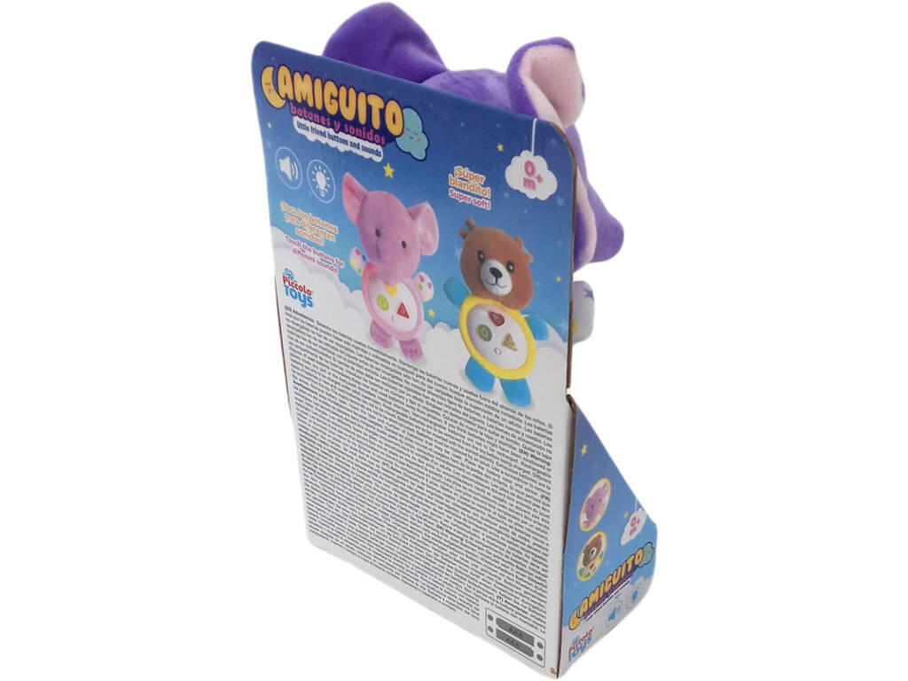 Peluche Infantil Elefante Luces y Sonidos