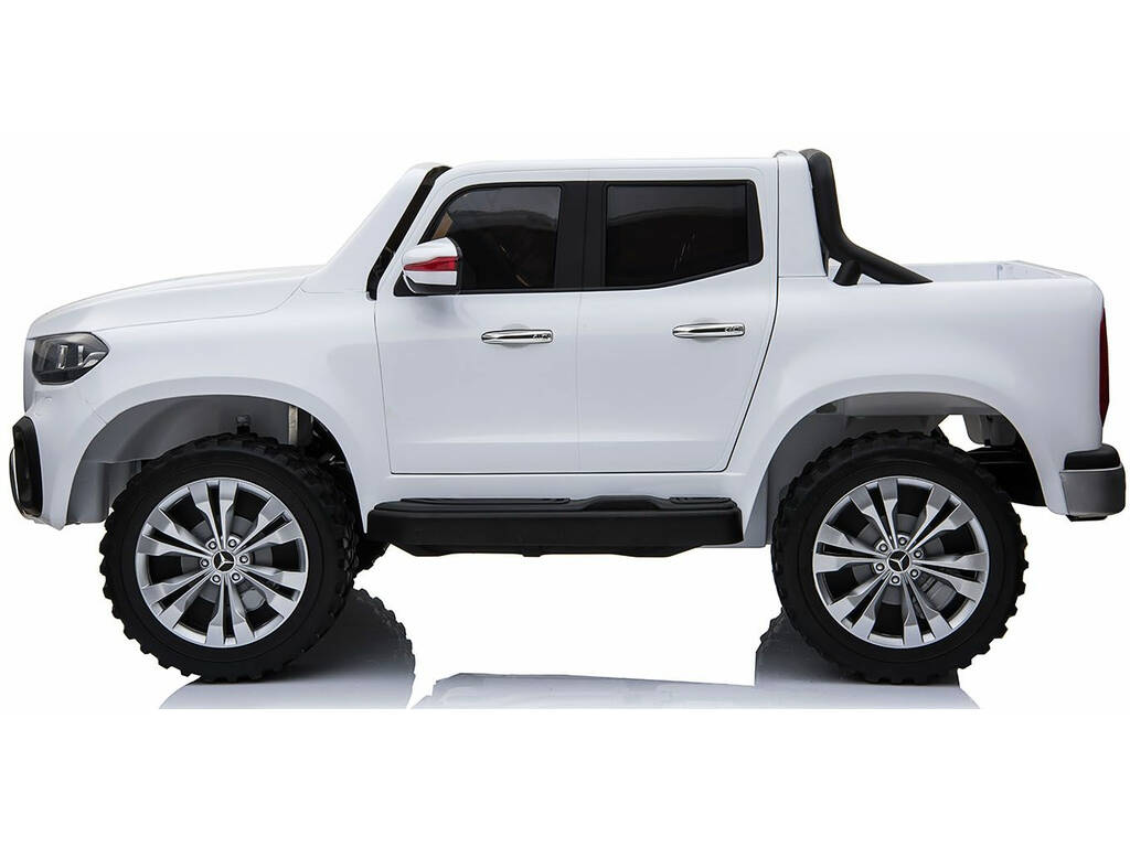 Auto batteria Mercedes Benz X-Class Radio Comando 12v. Bianco