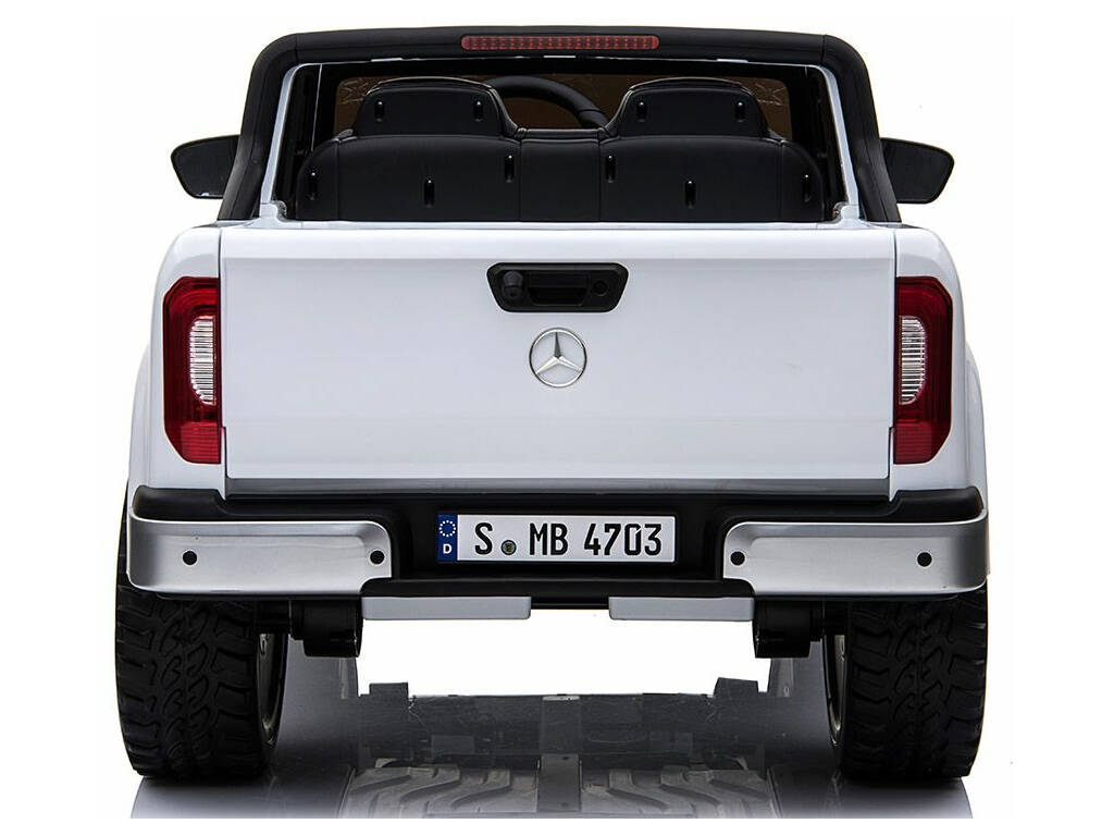 Auto batteria Mercedes Benz X-Class Radio Comando 12v. Bianco