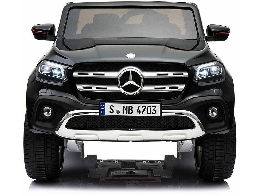 Auto a batteria Mercedes Benz X-Class Radio comando 12 v.Nero