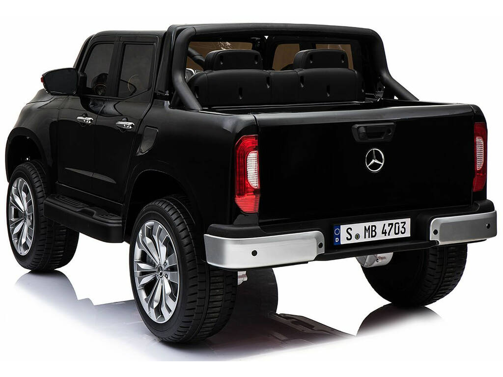 Auto a batteria Mercedes Benz X-Class Radio comando 12 v.Nero