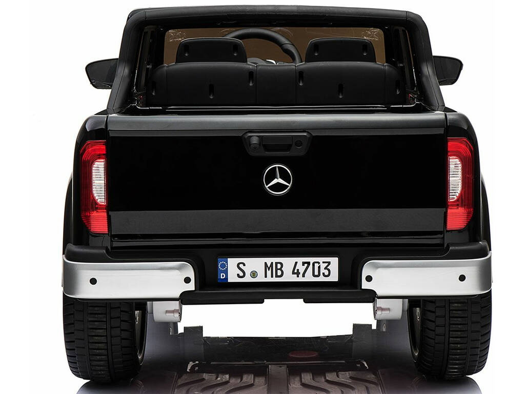 Auto a batteria Mercedes Benz X-Class Radio comando 12 v.Nero