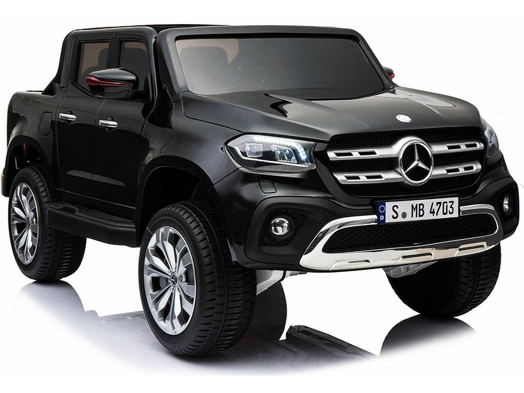 Auto a batteria Mercedes Benz X-Class Radio comando 12 v.Nero
