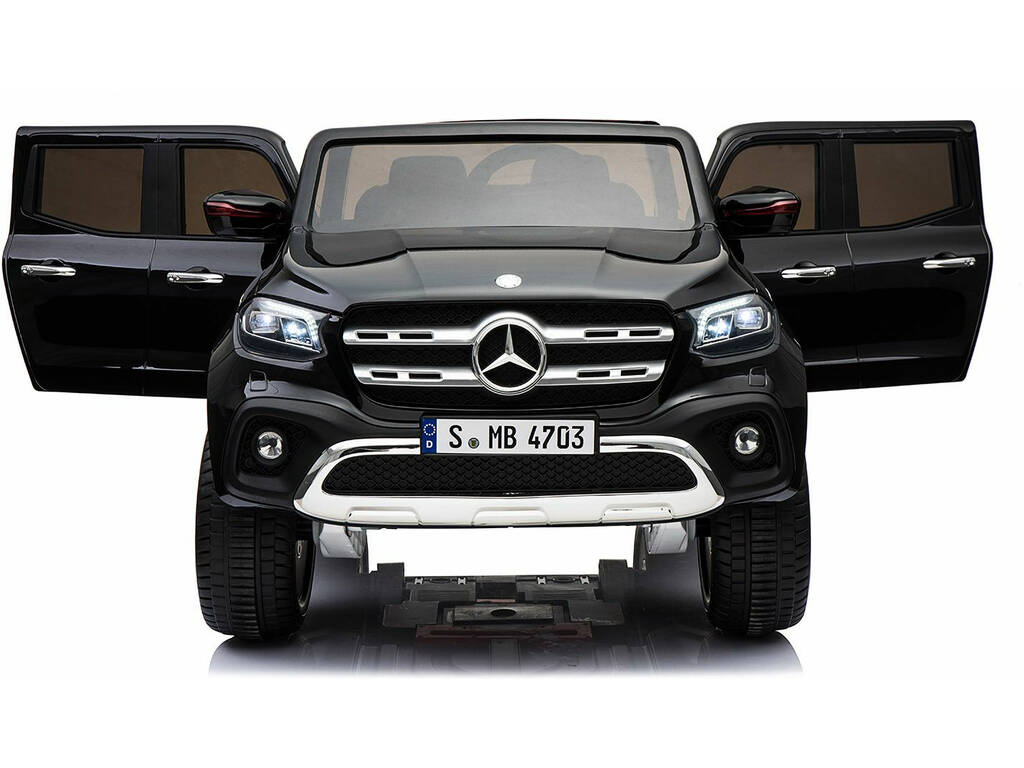 Auto a batteria Mercedes Benz X-Class Radio comando 12 v.Nero