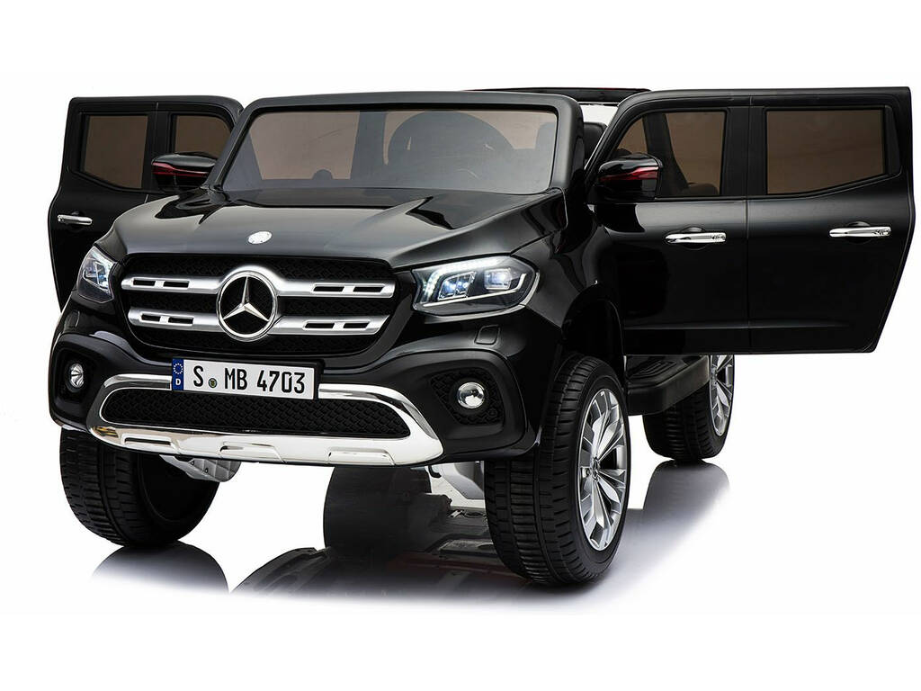 Auto a batteria Mercedes Benz X-Class Radio comando 12 v.Nero