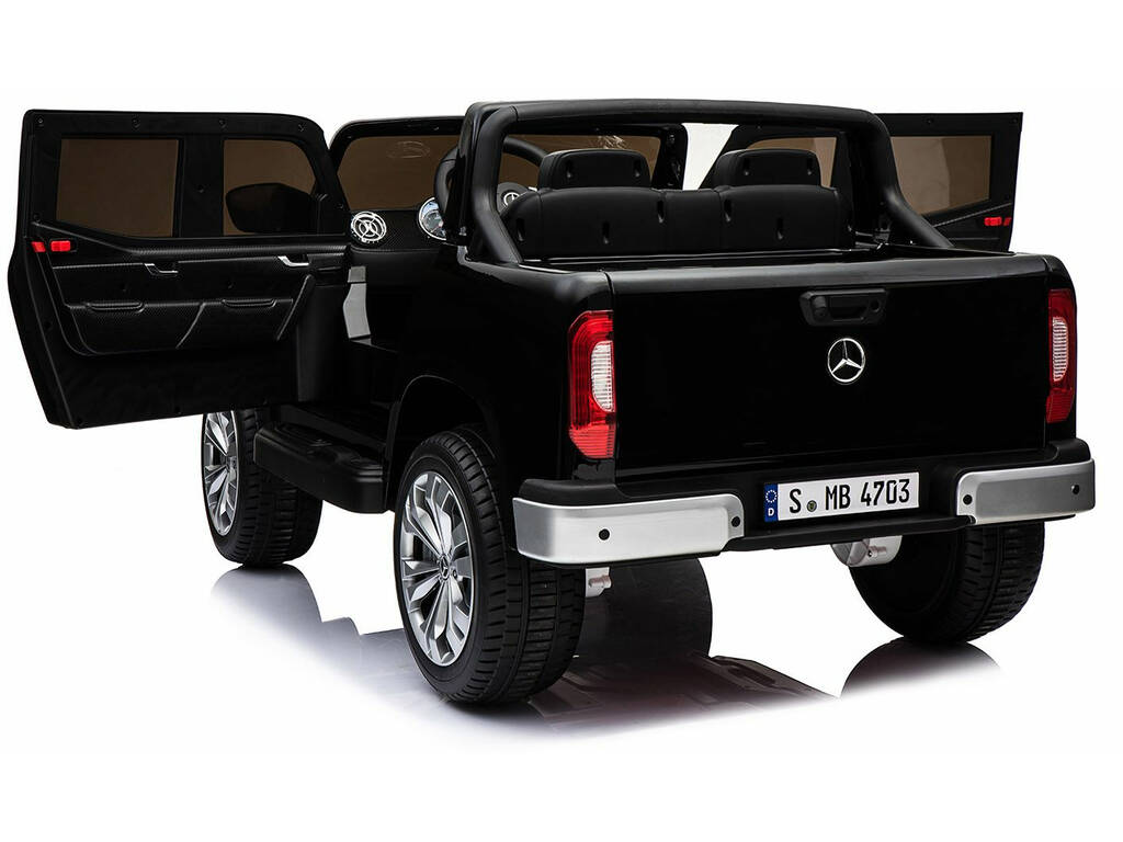 Auto a batteria Mercedes Benz X-Class Radio comando 12 v.Nero
