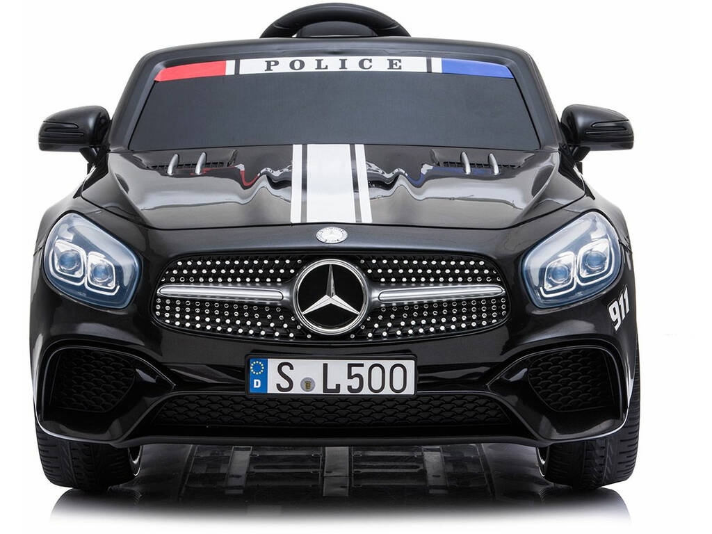 Battery Car Mercedes Benz SL500 Police Radio Controlled Battery Car