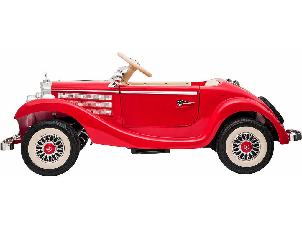 Auto a batteria Mercedes Benz TYP 540K classico rosso radiocomando